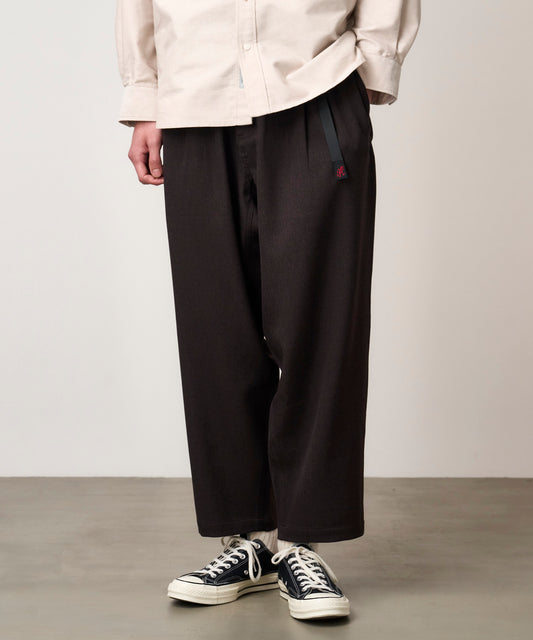 WOOL LIKE WIDE TAPERED PANT｜ウールライクテーパードパンツ