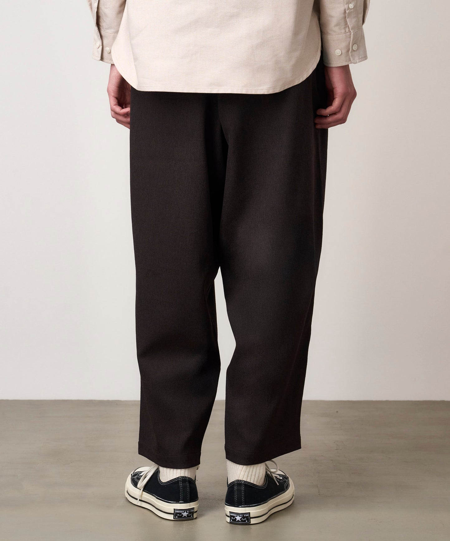 WOOL LIKE WIDE TAPERED PANT｜ウールライクテーパードパンツ