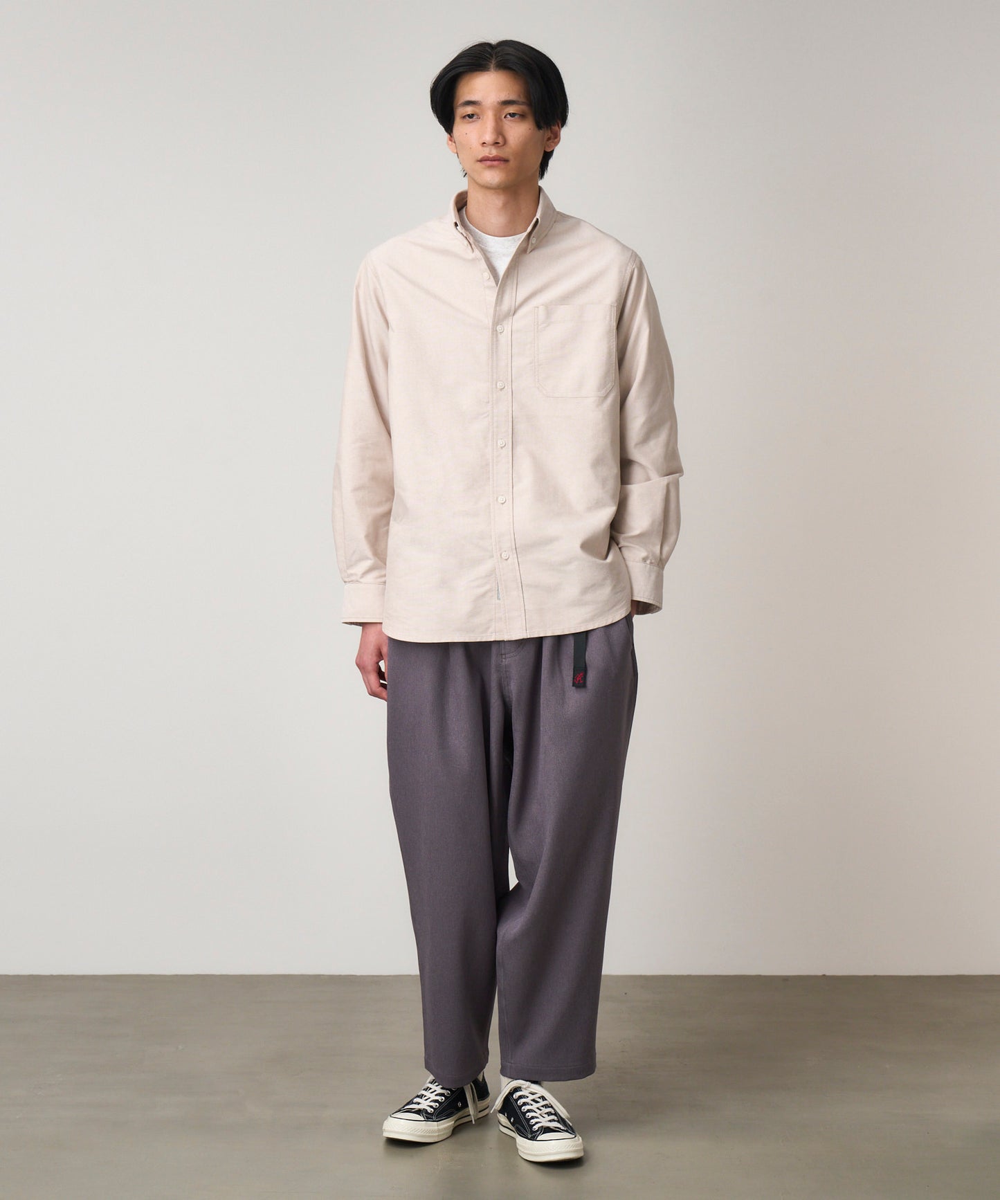 WOOL LIKE WIDE TAPERED PANT｜ウールライクテーパードパンツ