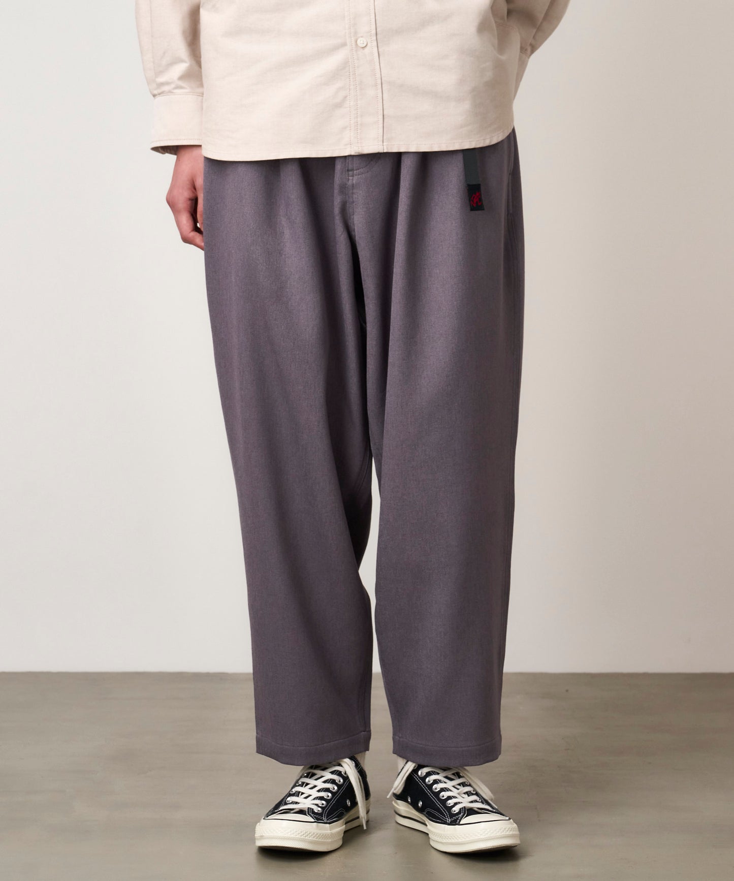 WOOL LIKE WIDE TAPERED PANT｜ウールライクテーパードパンツ