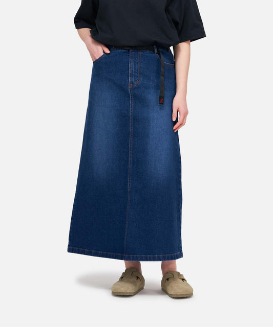 STRETCH DENIM A-LINE SKIRT｜ストレッチデニムAラインスカート