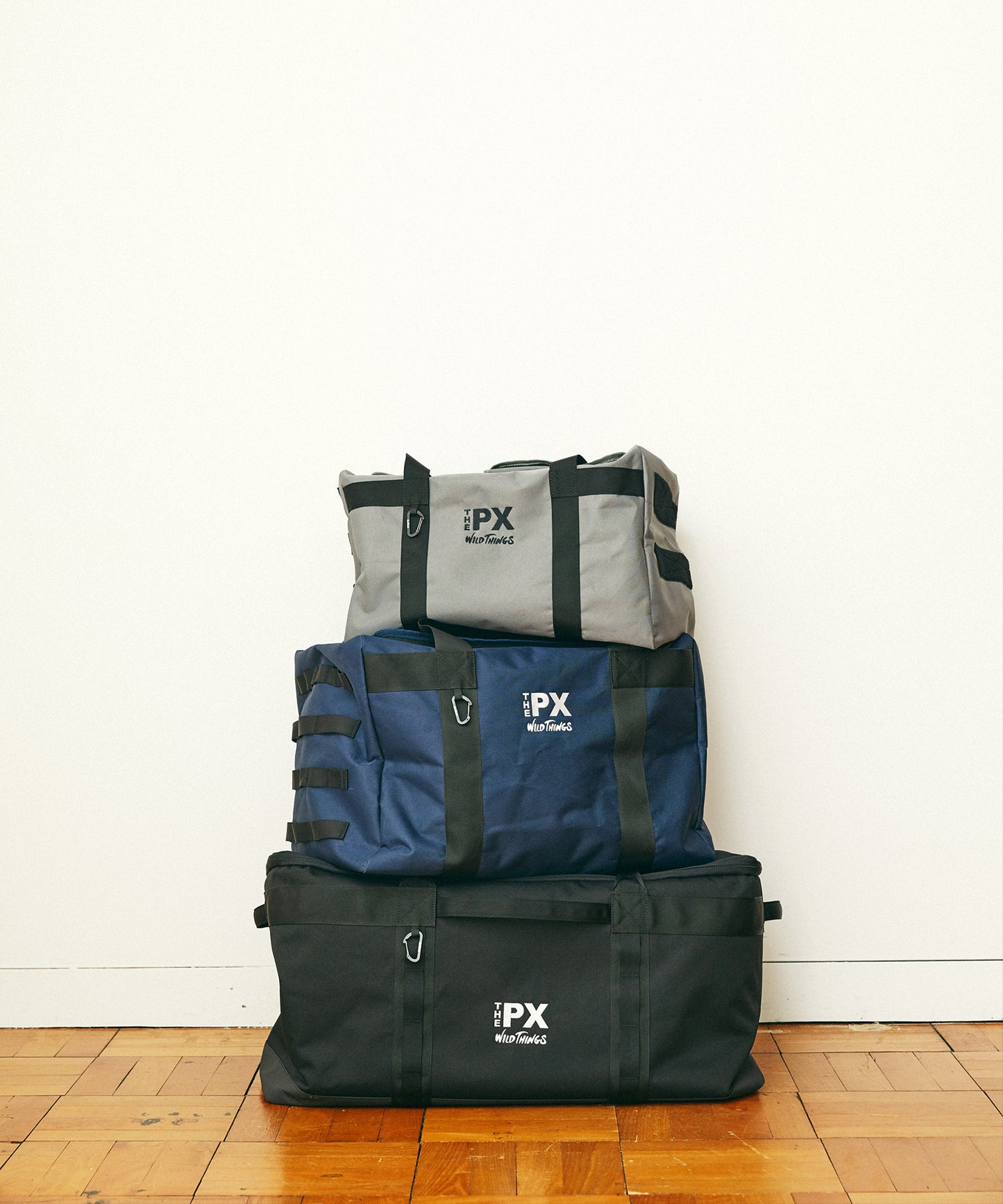 [WILD THINGS ワイルドシングス] THE PX SOFT CONTAINER 80L｜ソフトコンテナ(80L)＜BLACK＞