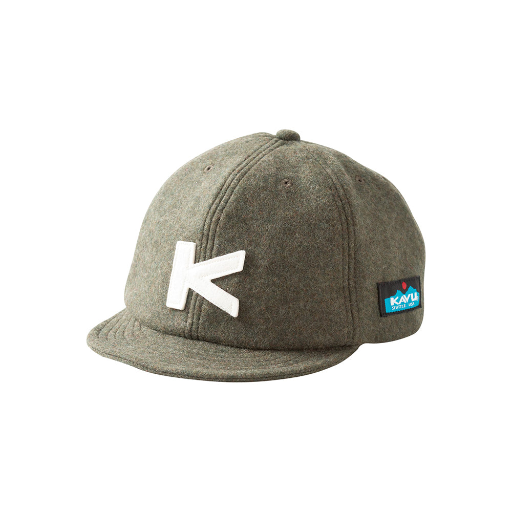[KAVU カブ―] K's Baseball Cap | キッズ ベースボールキャップ(ウール) [Olive]