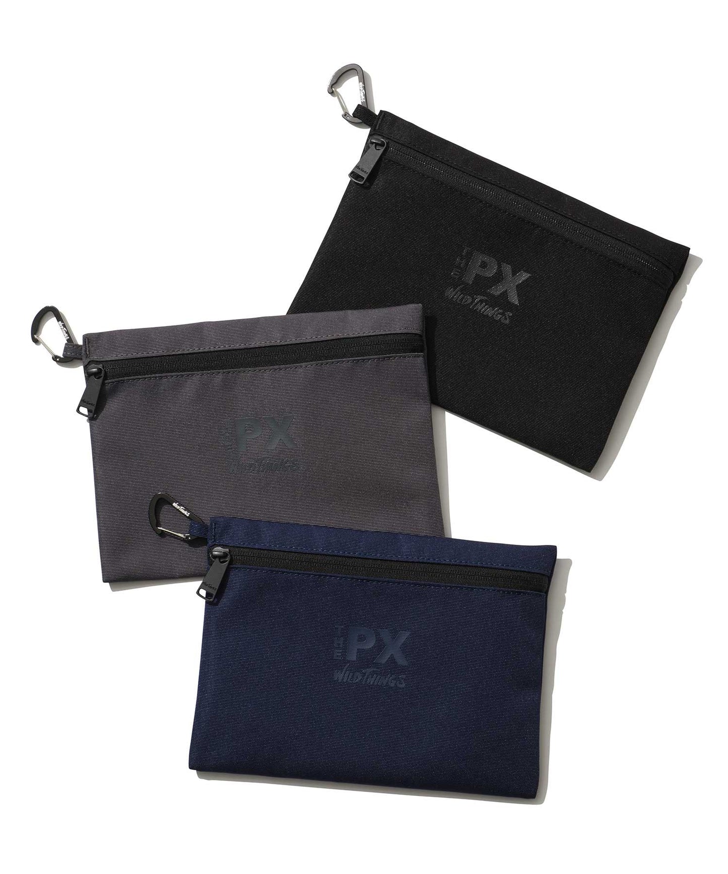 [WILD THINGS ワイルドシングス] THE PX MULTI POUCH A5｜マルチポーチ(A5)＜BLACK＞