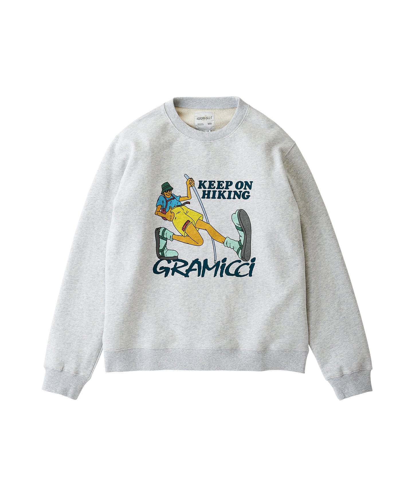 [GRAMICCI グラミチ] KEEP ON HIKING SWEATSHIRT |キープオンハイキングスウェットシャツ