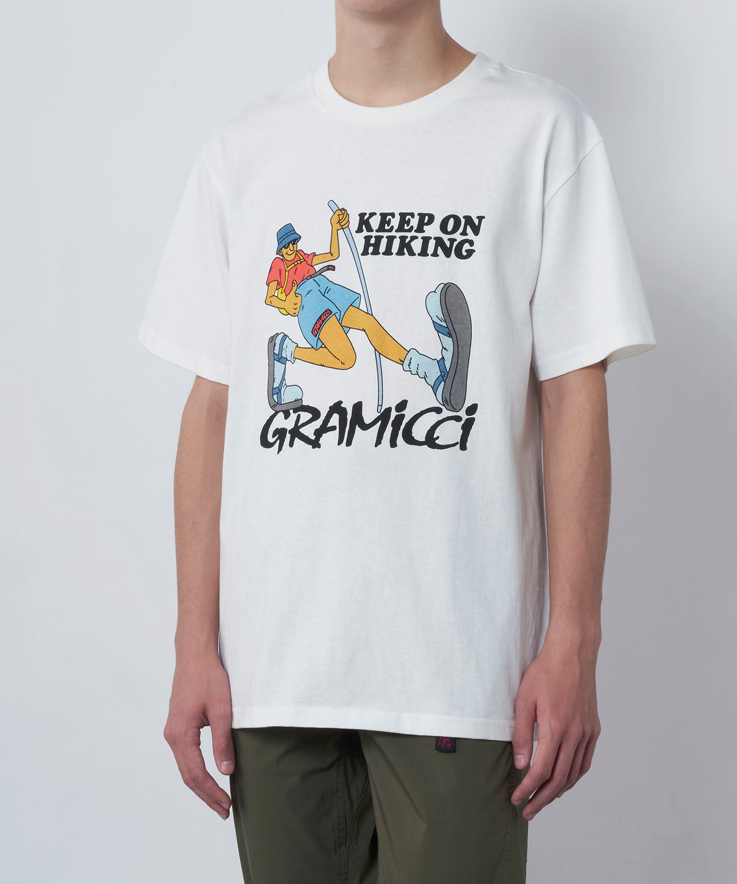 [GRAMICCI グラミチ] KEEP ON HIKING TEE | キープオンハイキングTシャツ