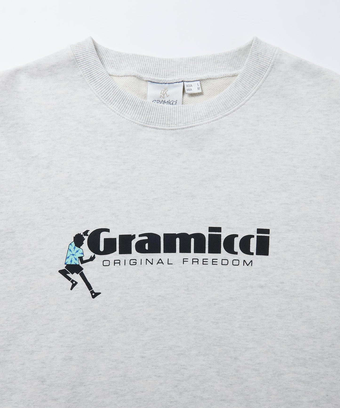[GRAMICCI グラミチ] DANCING MAN SWEATSHIRT | ダンシングマンスウェットシャツ