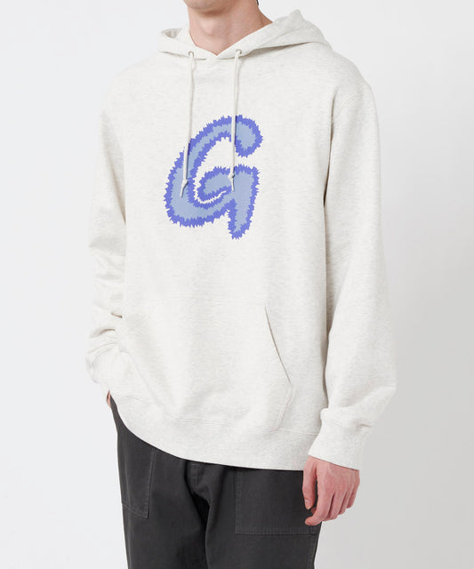 [GRAMICCI グラミチ] FUZZY G-LOGO HOODED SWEATSHIRT | ファジーGロゴフーディースウェットシャツ